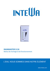 Intewa RAINMASTER D 24 Notice De Montage Et De Fonctionnement