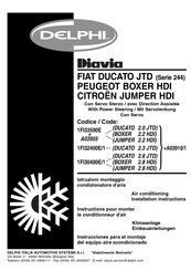 Delphi Diavia 1FI30400E/1 Instructions De Montage