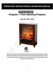 Frigidaire KSF-1/0301 Mode D'emploi