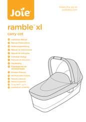 Joie ramble xl Manuel D'instructions