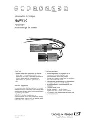 Endress+Hauser HAW569 Information Technique