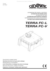 cedamatic TERRA FC-V Livret D'instructions Et Catalogue Des Pieces De Rechange