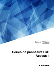 Christie Access II Serie Guide De L'utilisateur