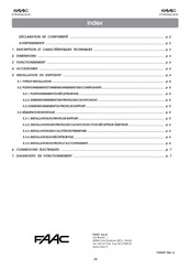 FAAC MSE 110 W Mode D'emploi