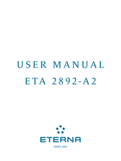 Eterna ETA 2892-A2 Mode D'emploi