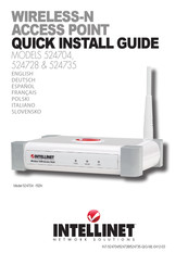 Intellinet Network Solutions 524728 Guide D'installation Rapide