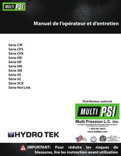 Hydrotek CPX Serie Manuel De L'opérateur