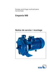 KSB Emporia MB-751T2 Notice De Service
