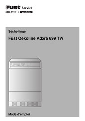 FUST Oekoline Adora 699 TW Mode D'emploi