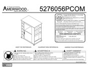 Ameriwood INDUSTRIES 5276056PCOM Instructions D'assemblage