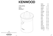 Kenwood CPP40 Instructions