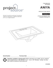 Project Source ANIYA Mode D'emploi