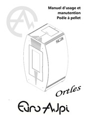 EURO AJPI ORTLES Manuel D'usage Et Manutention