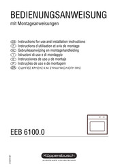 Kuppersbusch EEB 6100.0 Instructions D'utilisation