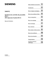 Siemens SIMATIC PCS 7 Manuel D'utilisation