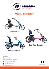 Van Raam Easy Rider Compact Manuel D'utilisation