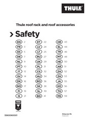 Thule 5560060001 Mode D'emploi