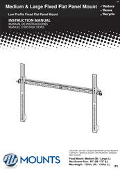 MW MOUNTS Medium Manuel D'instructions