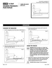 Uline H-3069 Mode D'emploi