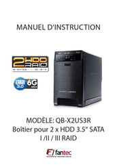 Fantec QB-X2US3R Manuel D'instruction