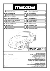 Mazda NH52 V4 910 Instructions De Montage