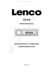 LENCO CS-410 Manuel D'instructions
