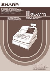 Sharp XE-A113 Manuel D'instructions