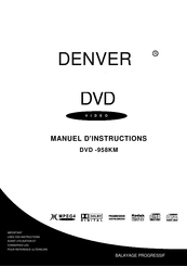 Denver DVD-958KM Manuel D'instructions