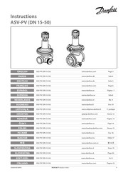 Danfoss ASV-PV Série Instructions