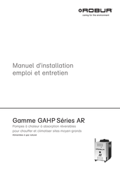 Robur GAHP AR Série Manuel D'installation, D'emploi Et D'entretien