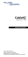 Fluke Networks CableIQ Guide D'introduction