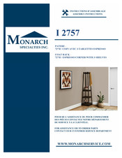 Monarch Specialties I 2757 Instructions D'assemblage