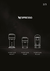 Nespresso VERTUO NEXT Manuel D'utilisation