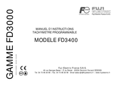 Fuji Electric FD3400 Manuel D'instructions