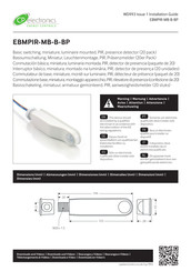 CP Electronics EBMPIR-MB-B-BP Mode D'emploi