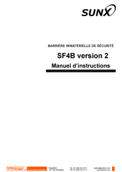 Sunx SF4B version 2 Manuel D'instructions