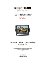 NBS-Cam MC727 Guide De L'utilisateur