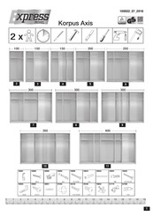 Express Mobel Korpus Axis Instructions De Montage