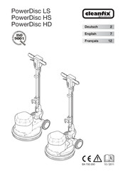 Cleanfix PowerDisc HD Mode D'emploi