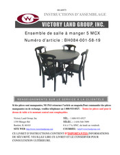 Victory Land Group BH084-001-58-19 Instructions D'assemblage