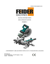 FEIDER Machines FSOR20V-U Manuel D'instructions