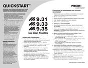 Precor QUICKSTART 9.35 Guide De L'utilisateur