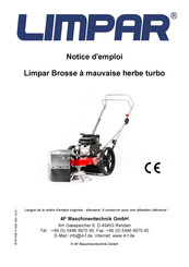 4F Maschinentechnik Limpar FWB-A01 Notice D'emploi