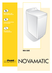 FUST NOVAMATIC WA120E Livret D'instructions Et D'entretien