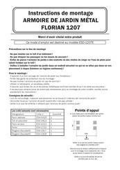 Gfp FLORIAN 1207 Instructions De Montage