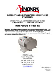 iNOXPA HLR Serie Instructions D'installation, De Service Et De Maintenance