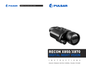 Pulsar RECON X870 Manuel D'instructions