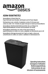 Amazon Basics B006TWSTE2 Consignes D'utilisation