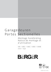 Berger VBV 220 Notice De Montage Et D'utilisation