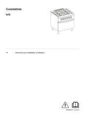 Electrolux Professional N7E Instructions Pour L'installation Et L'utilisation